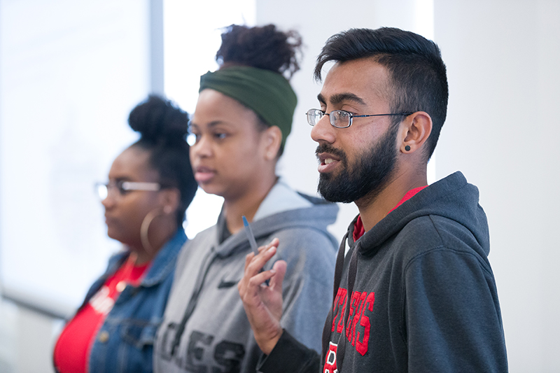 photo of students in a LSER class