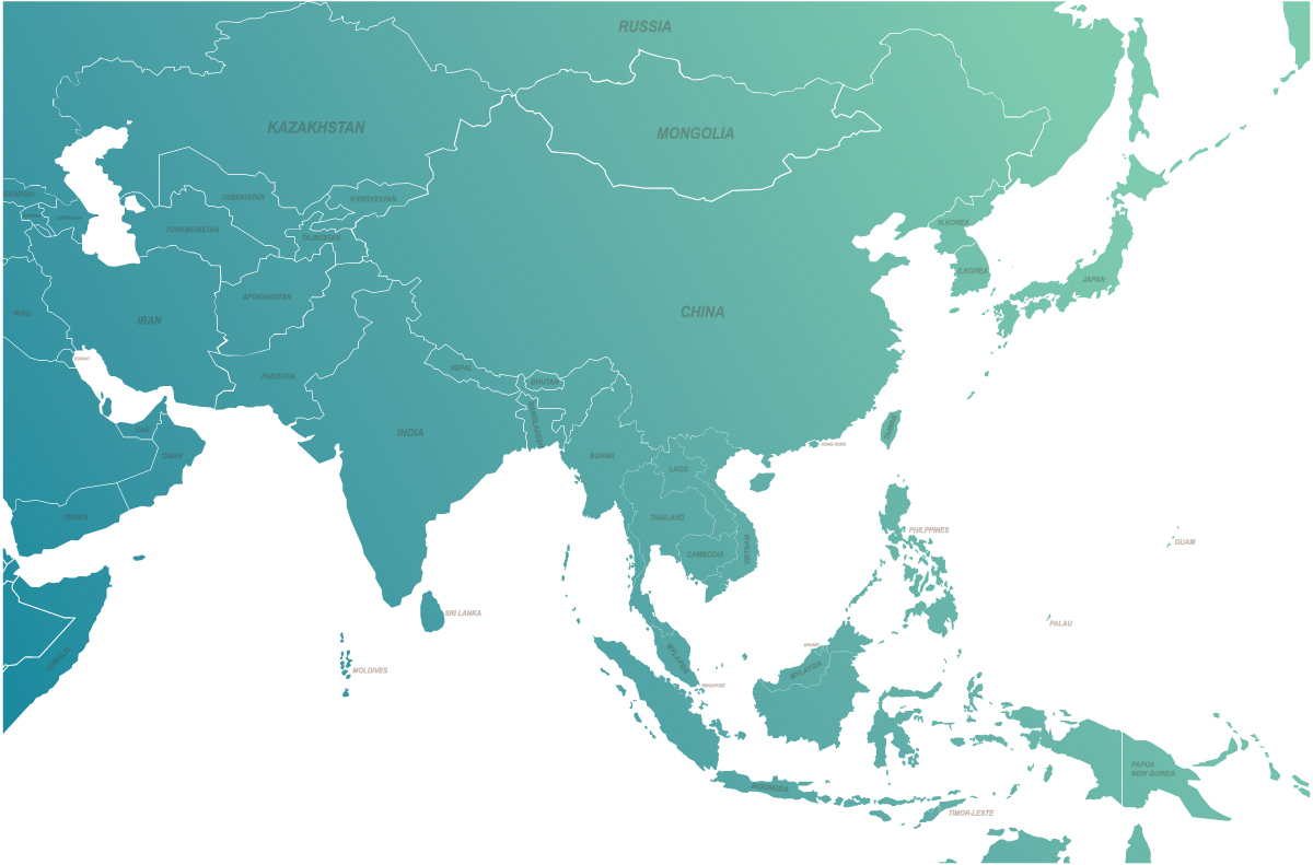 Image of map of Asia for 9/15/21 Discussion