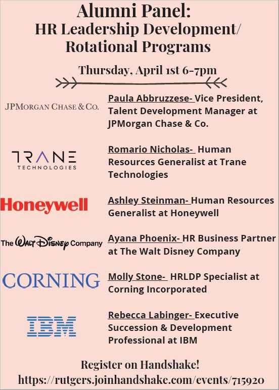 Panel Discussion: HR Leadership Development Program Flyer