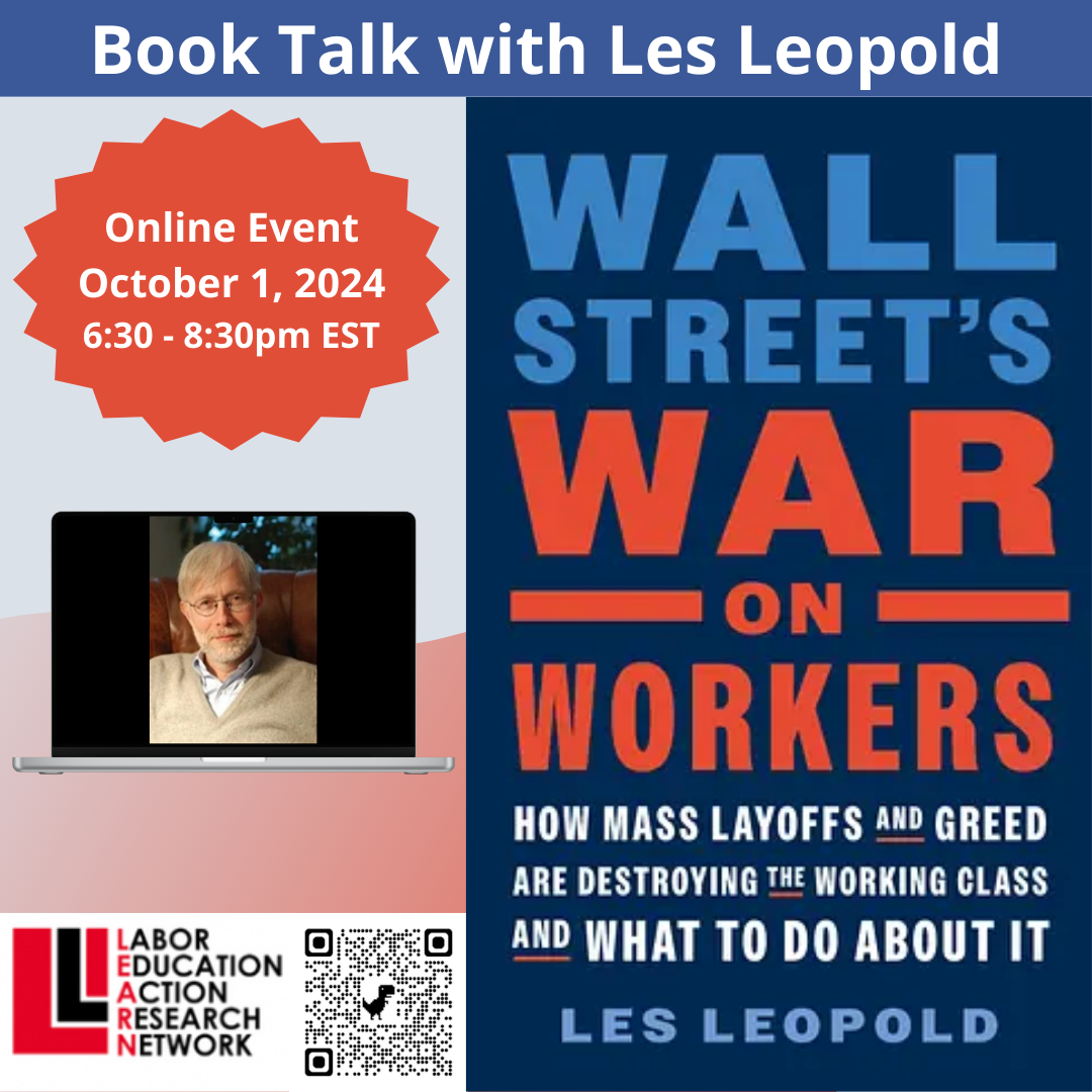 Les Leopold Book Talk graphic