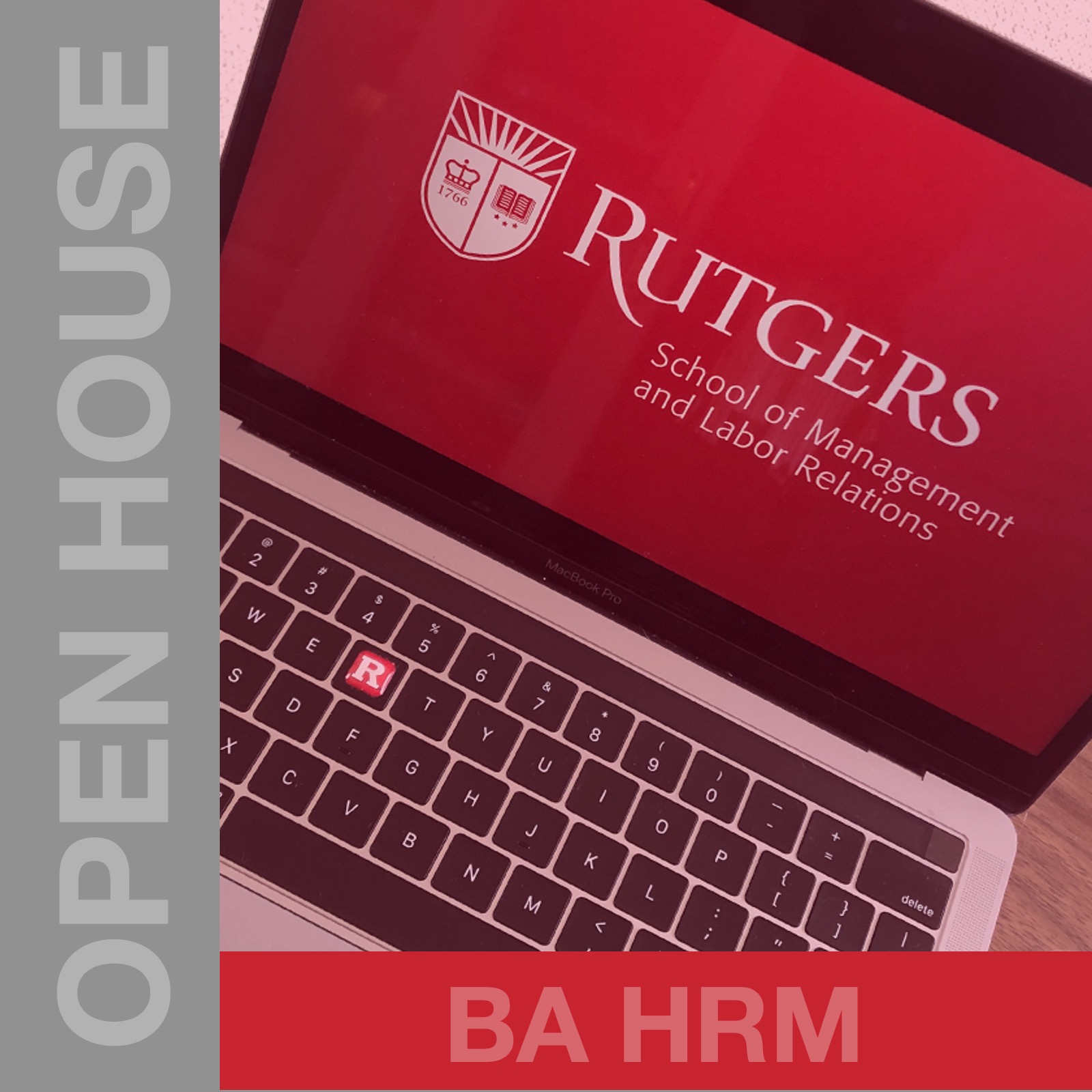 image of computer for online MHRM open house