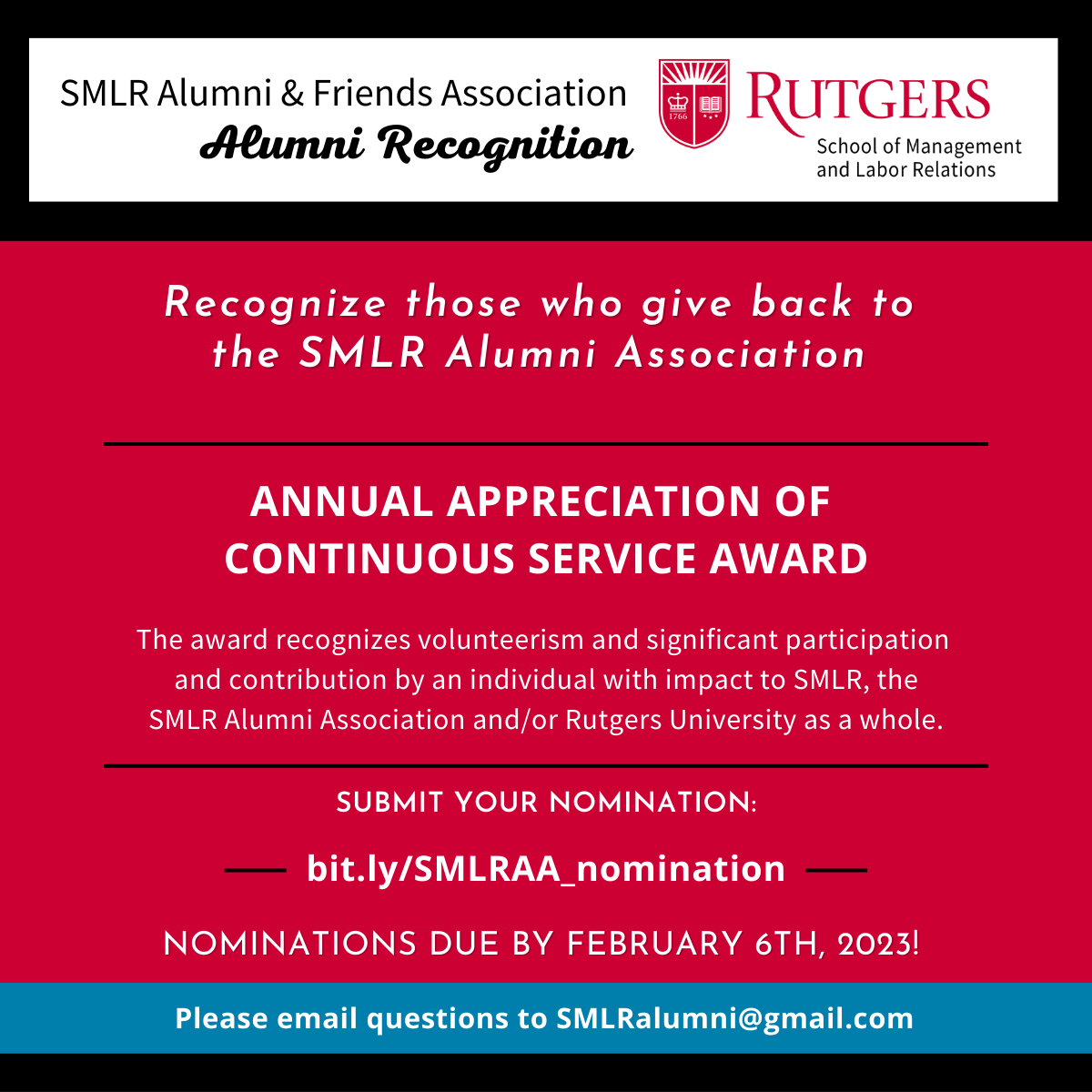 Image of Alumni Recognition Award