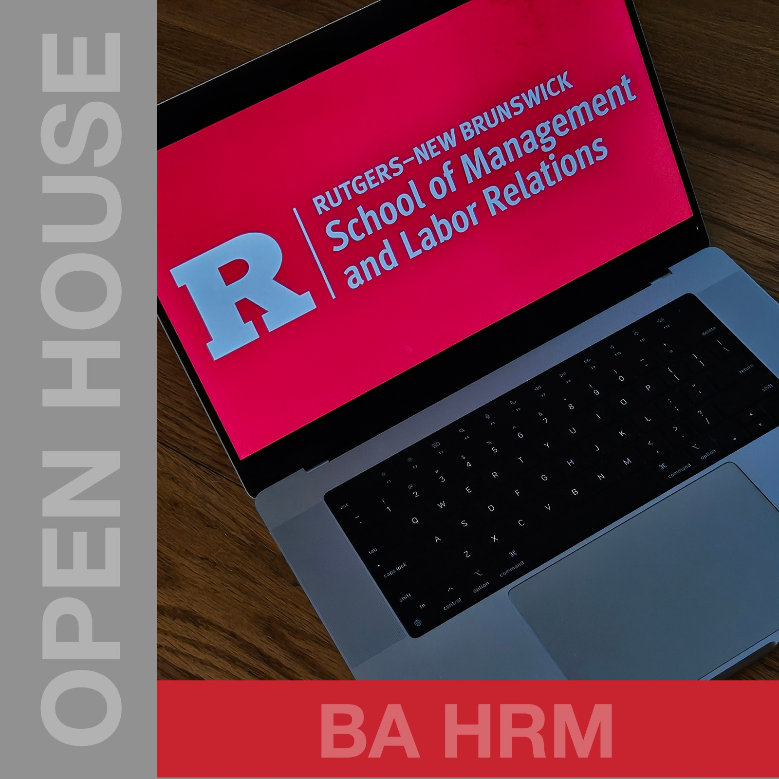 image of computer for online MHRM open house