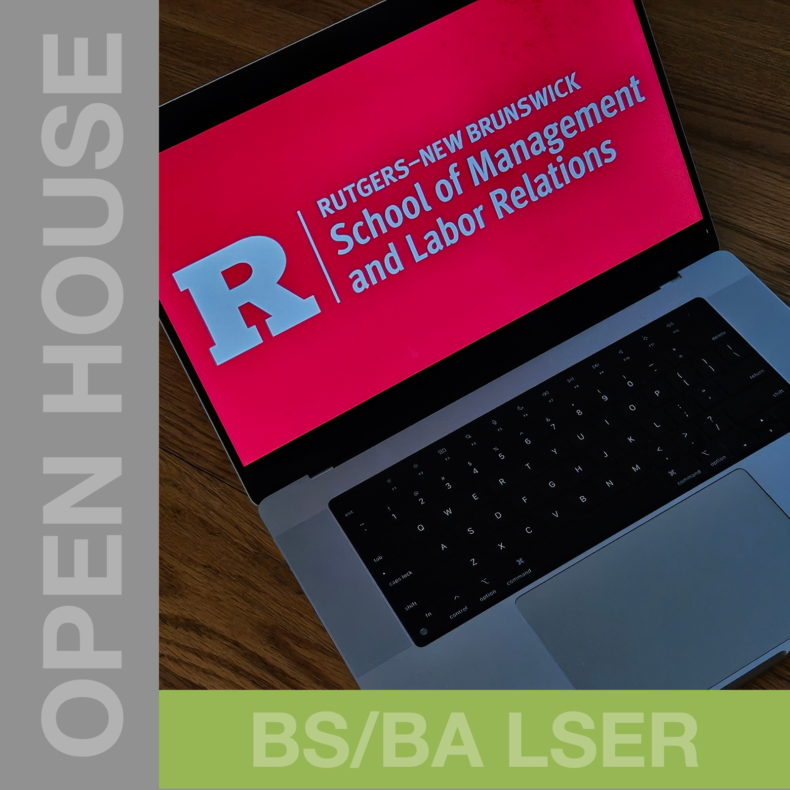 image of computer for online MHRM open house