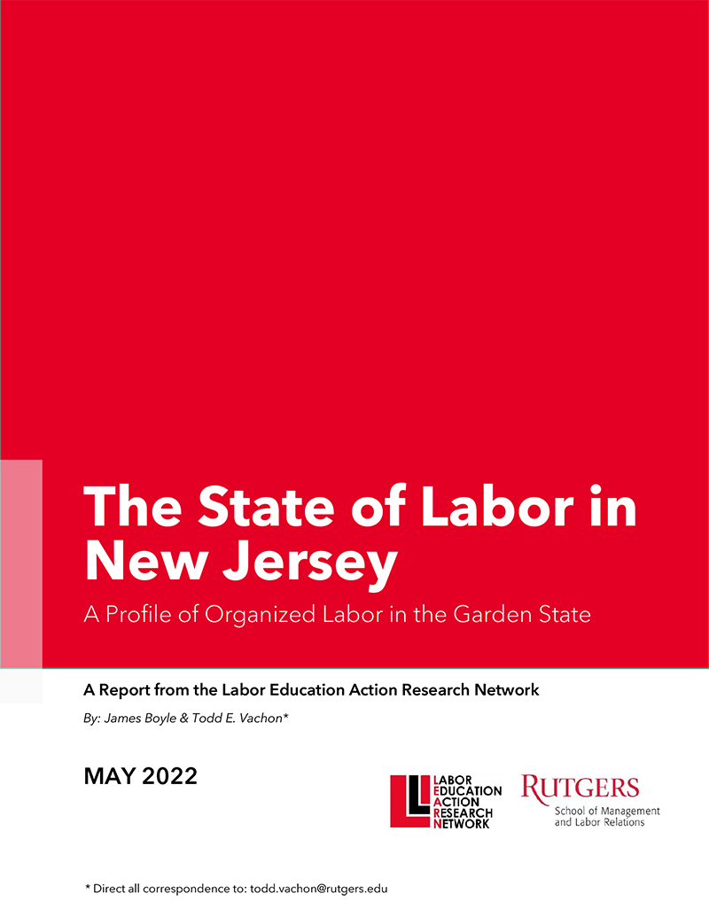 Image of State of Labor in NJ Report cover