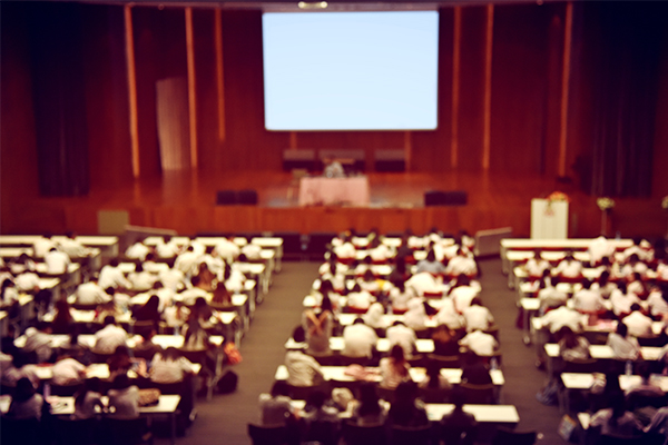 Image of audience in an auditorium