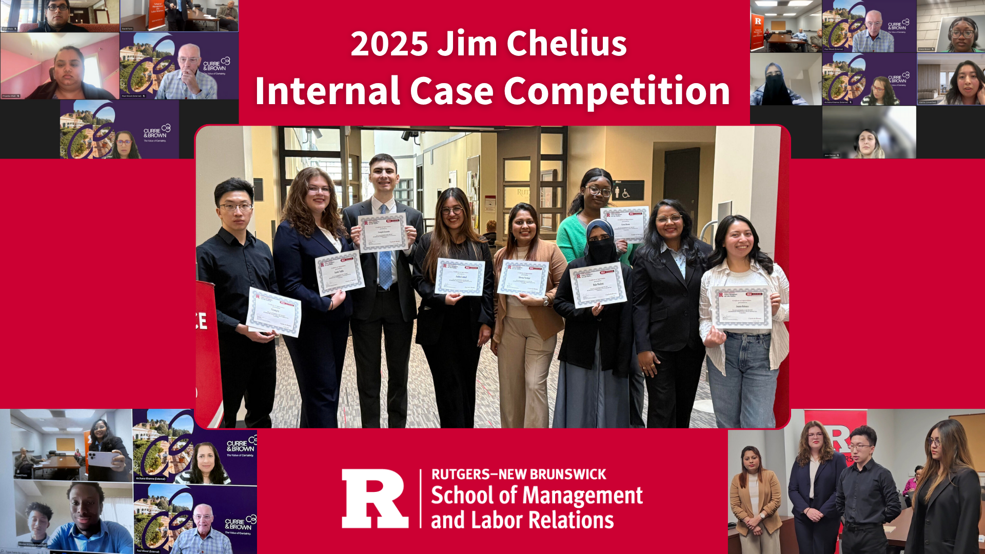 Photo of Scarlet Strategists in case competition