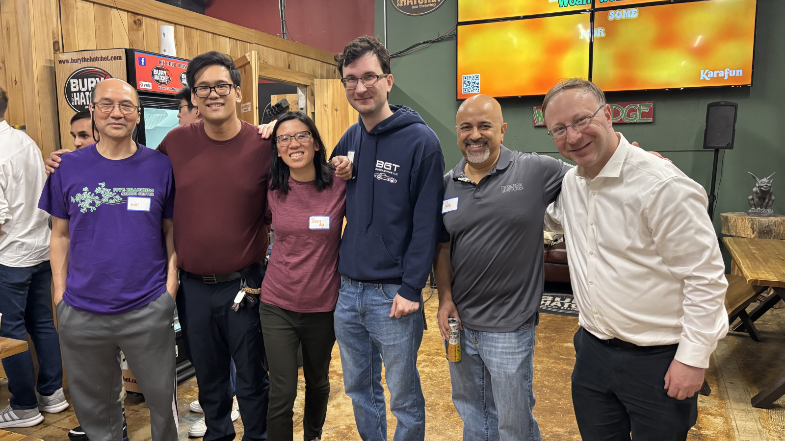 Image of SMLRAA at Axe Throwing Event