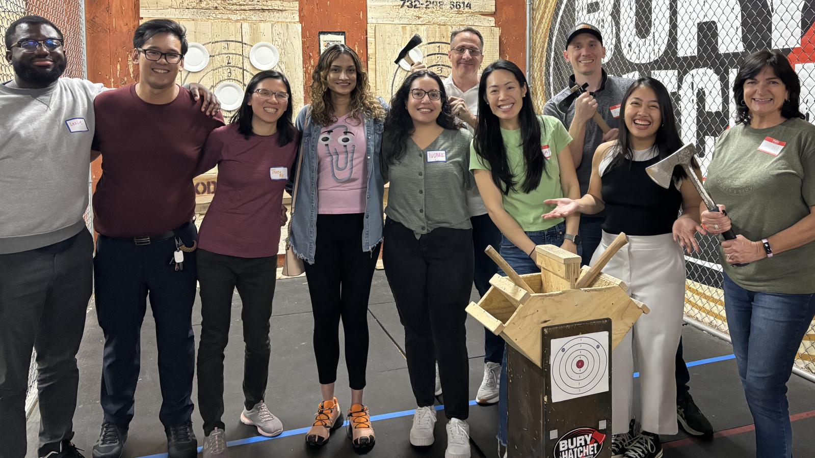 Image of SMLRAA at Axe Throwing Event