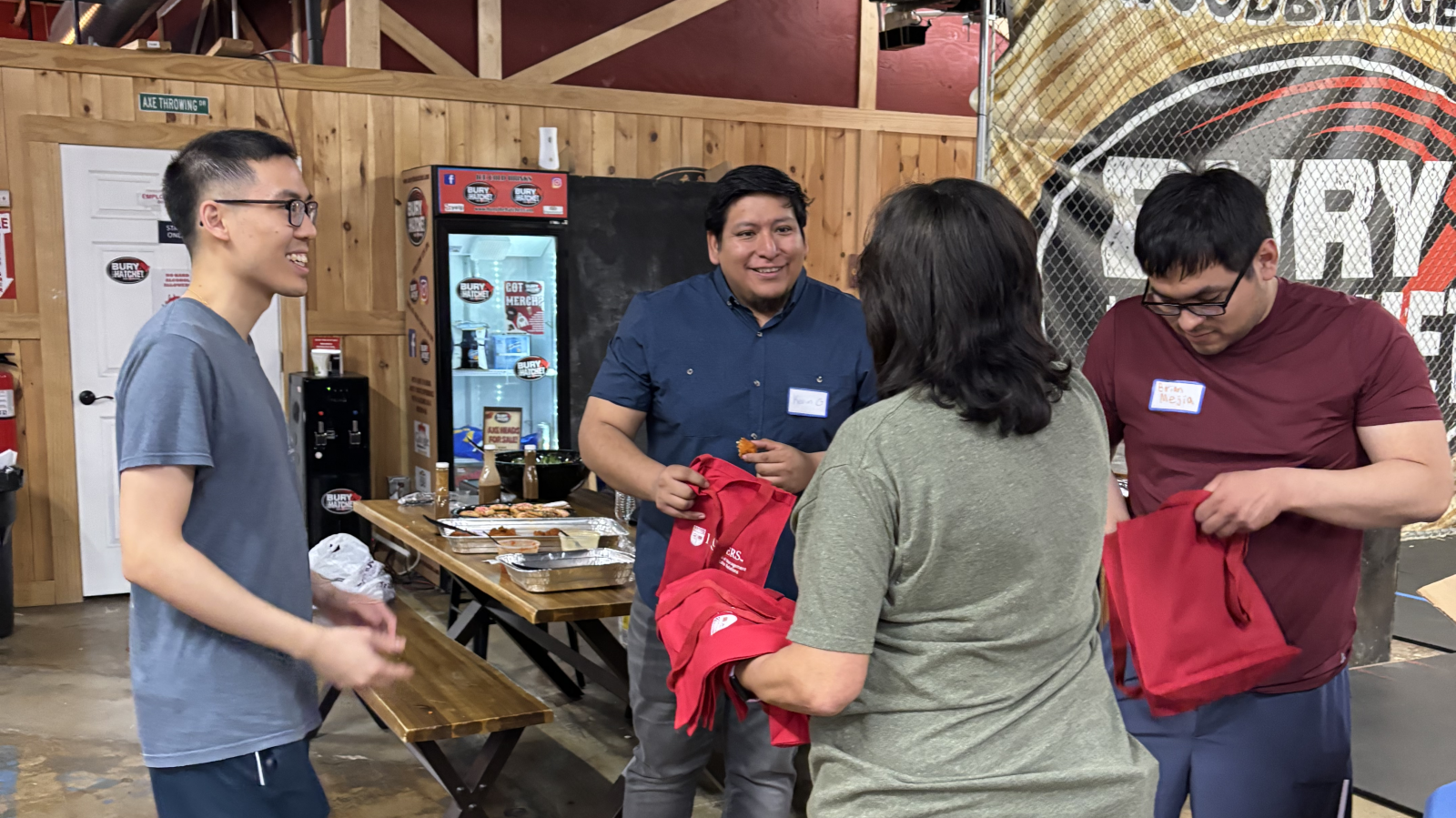 Image of SMLRAA at Axe Throwing Event