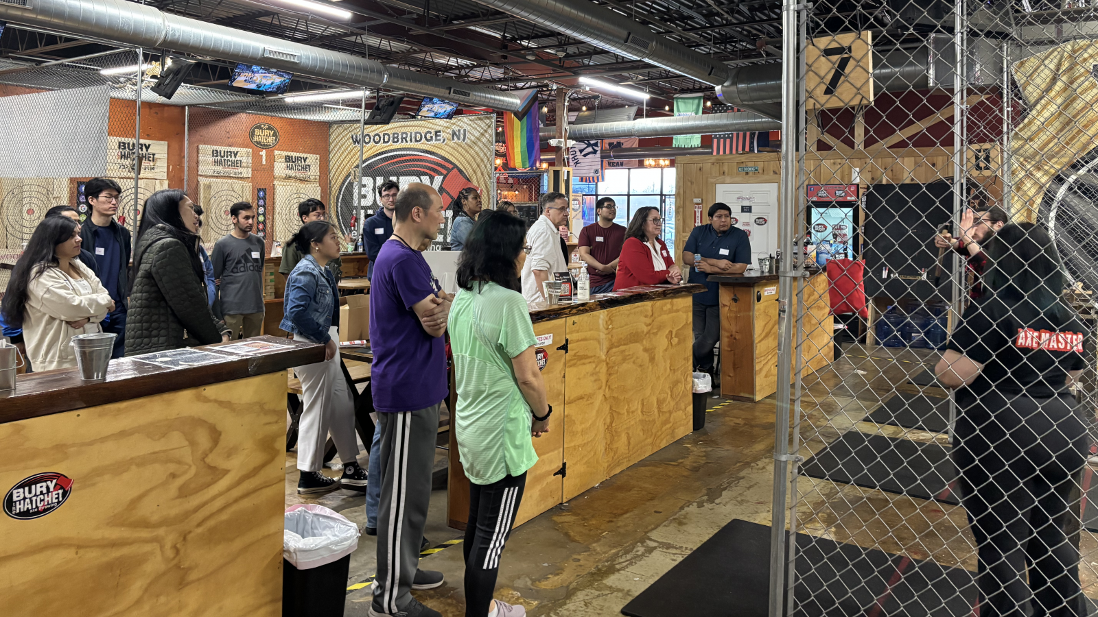 Image of SMLRAA at Axe Throwing Event