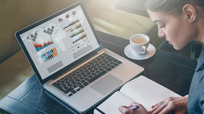 photo of online master's student