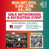 Image of SMLR Career Services Networking and Recruiting Event Flyer
