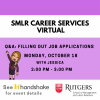 Image of Career Services Webinar Flyer on 10.18