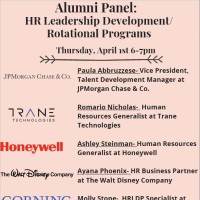 Alumni Panel: HR Leadership Development Programs Flyer