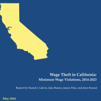 Image of Report Cover - Wage Theft in California
