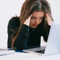 image of red flags at work