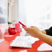 Image of social media on the job