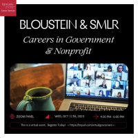 Image of Bloustein & SMLR Careers in Government & Nonprofit Graphic