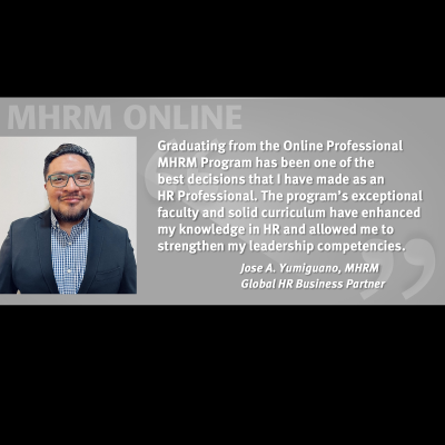 Image of Jose Yumiguano Testimonial MHRM Online