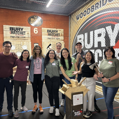 Image of SMLRAA at Axe Throwing Event
